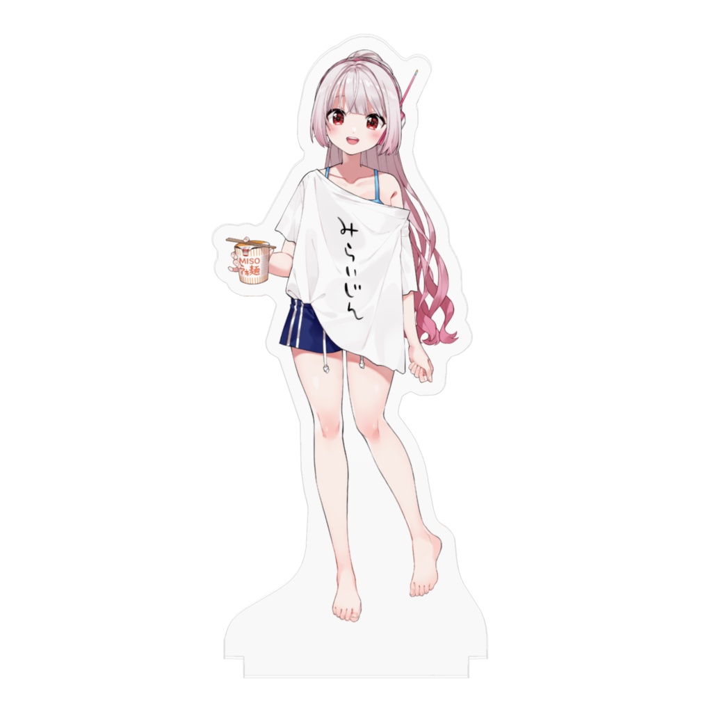 「みらいじんTシャツ」775号のアクリルフィギュア!