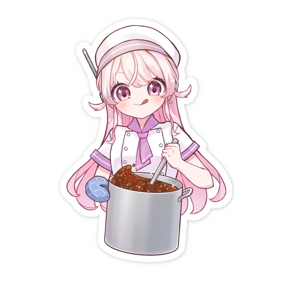 オリジナルカレーを作る775号のステッカー!