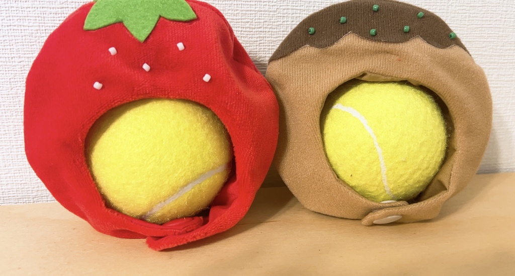 ぬいのたこ焼き＆いちご