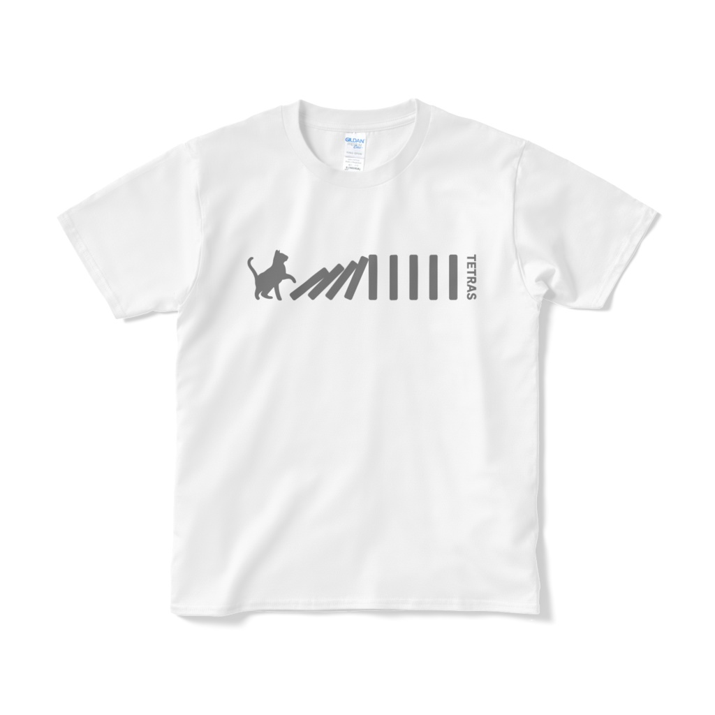 ドミノ猫 Tシャツ