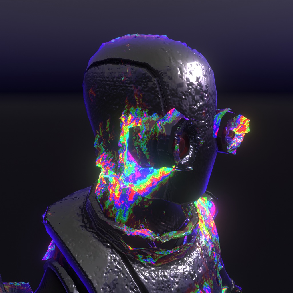 サイケデリックグリッチシェーダー / Psychedelic Glitch Shader