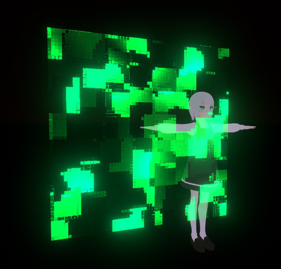 【無料】ピクセルワープシェーダー / Pixel Warp Shader