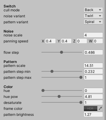 パターンワープシェーダー / Pattern Warp Shader