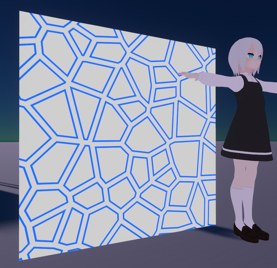 【無料】ボロノイパターンシェーダー / Voronoi Pattern Shader