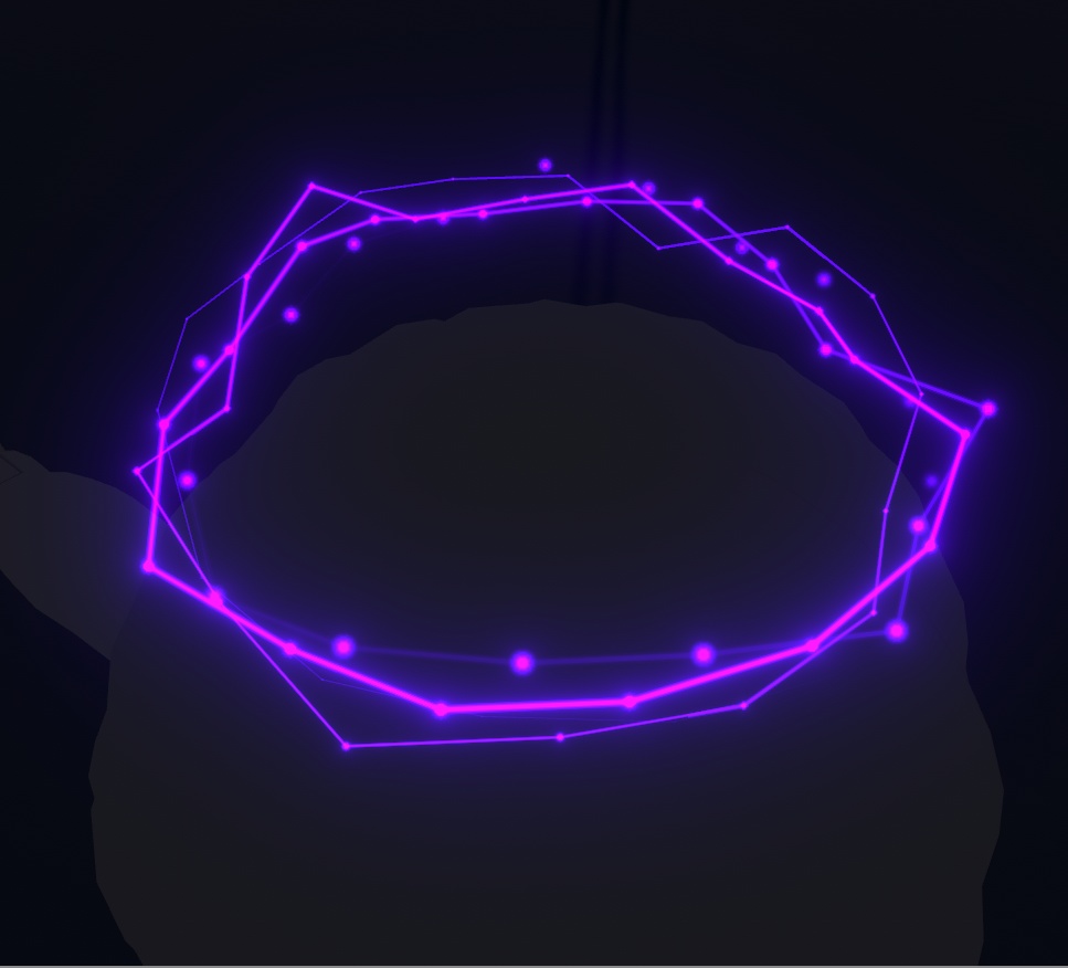 【無料】シンプルパーティクルリング / Simple Ribbon Particle Trail