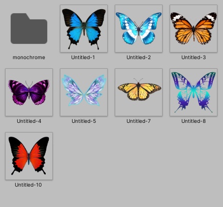 蝶パーティクル / Butterfly Particle