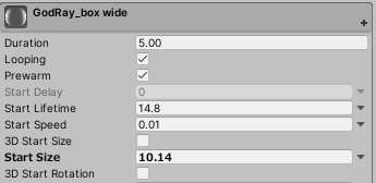 GodRay Particle / ゴッドレイ 薄明光線 パーティクル