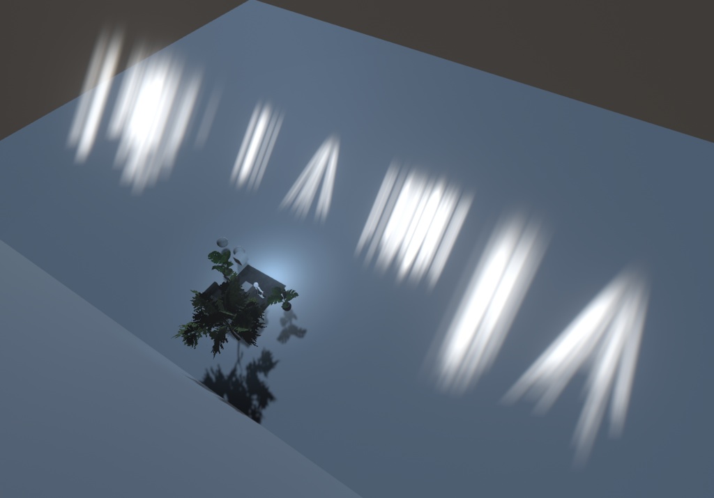 GodRay Particle / ゴッドレイ 薄明光線 パーティクル