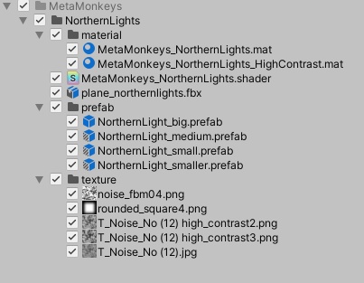 Northern Lights Shader / オーロラシェーダー