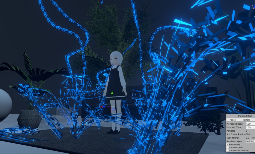 Chain Particle / 鎖パーティクル