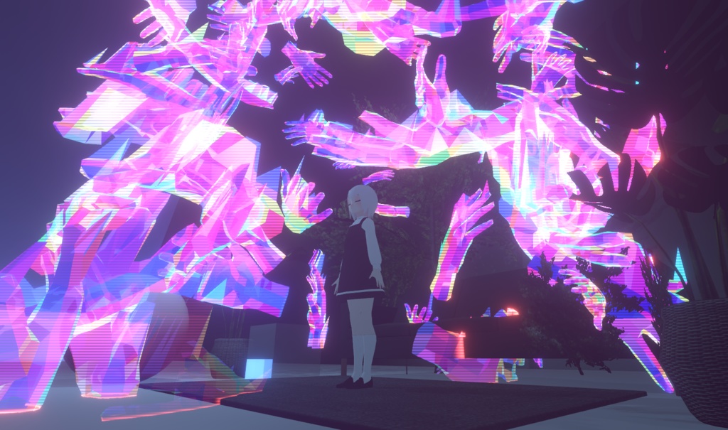 Holographic Iridescent Shader / イリディセントホログラムシェーダー