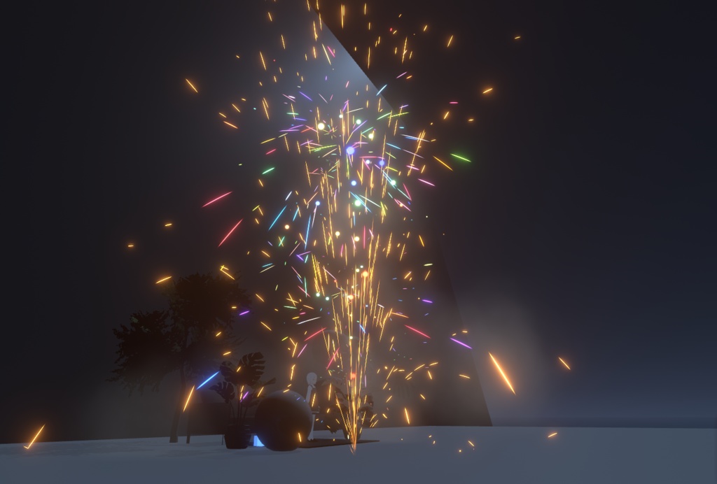 【無料】Small Fireworks Particle / 小さな花火パーティクル