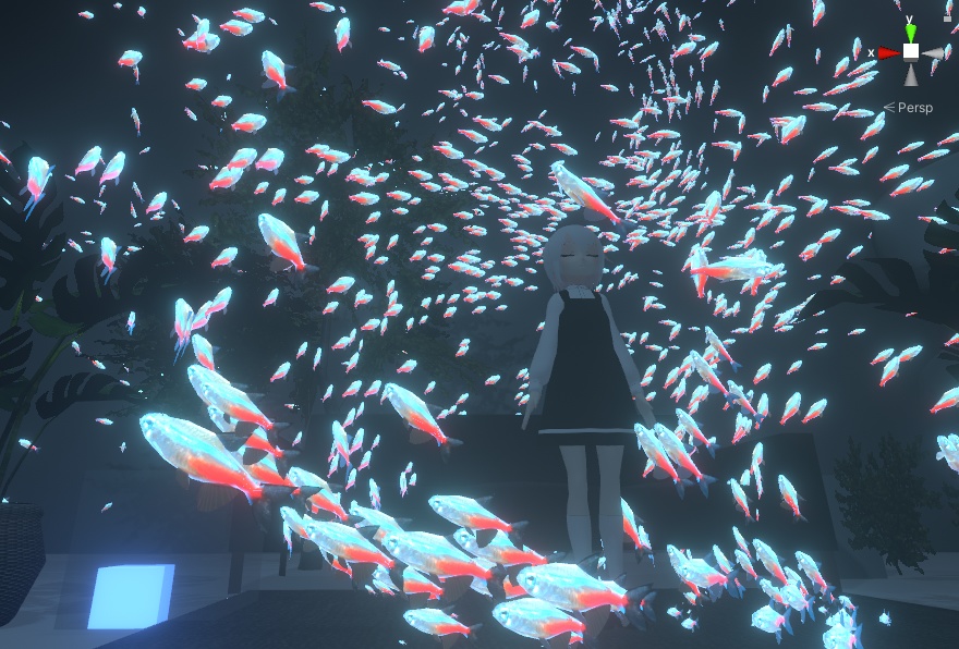 GPU Fish Particle / GPU魚パーティクル