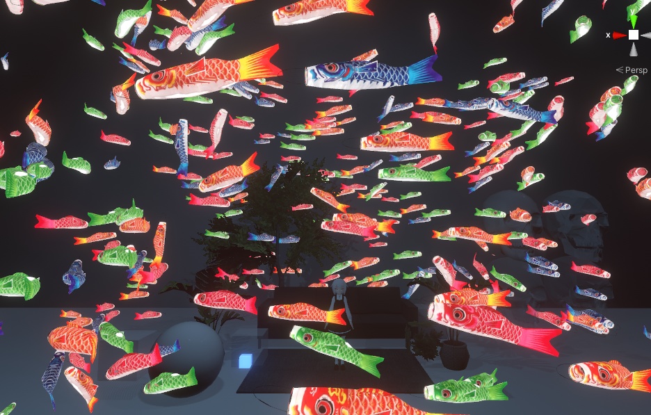 GPU Fish Particle / GPU魚パーティクル