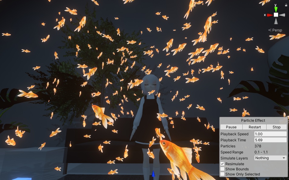 GPU Fish Particle / GPU魚パーティクル