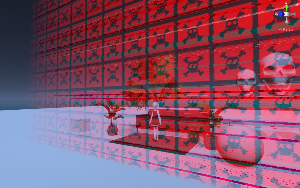 Invisible Wall Shader / 近づくと見える壁シェーダー