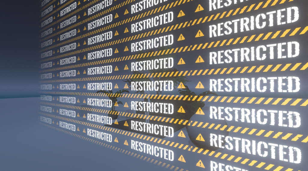 Invisible Wall Shader / 近づくと見える壁シェーダー