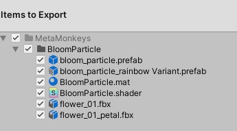 Bloom Particle / 開花パーティクル