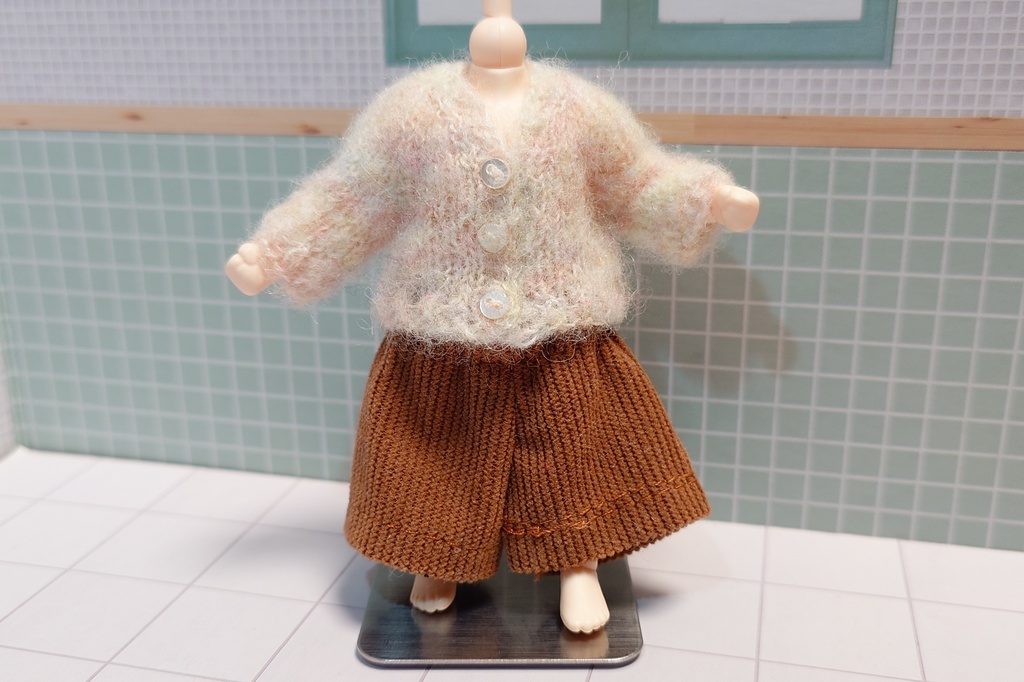 1/12 ふわふわカーディガン ホワイト