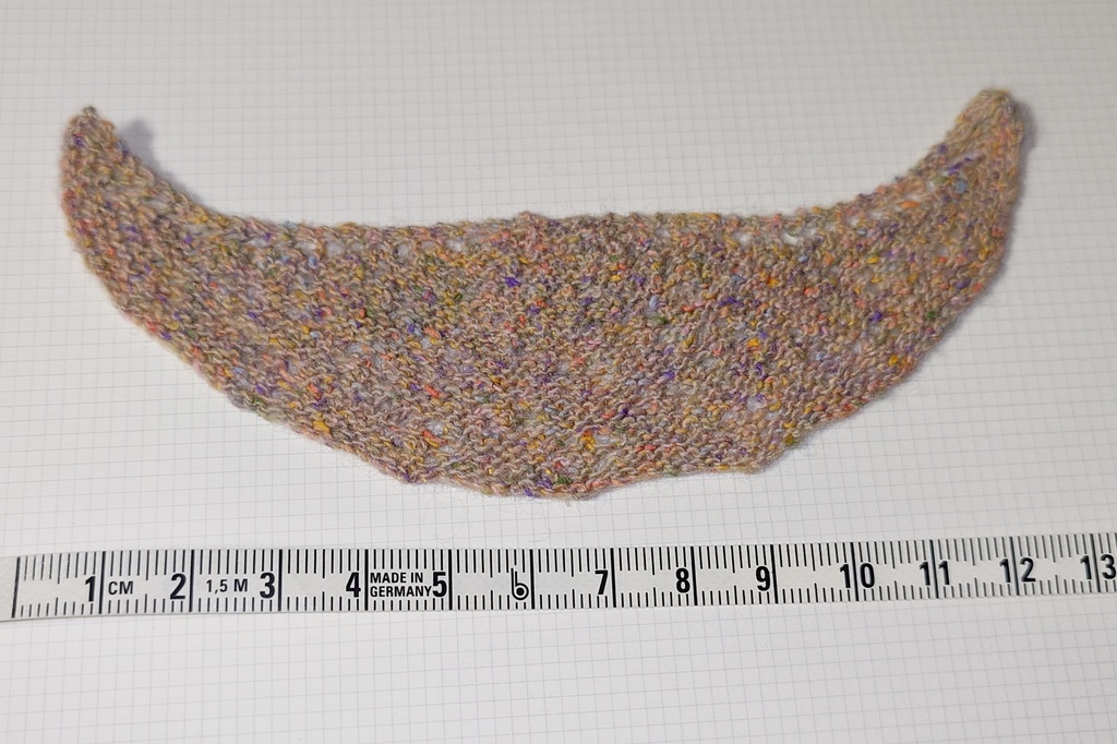 1/12 1/6 シルクネップショール グレージュ