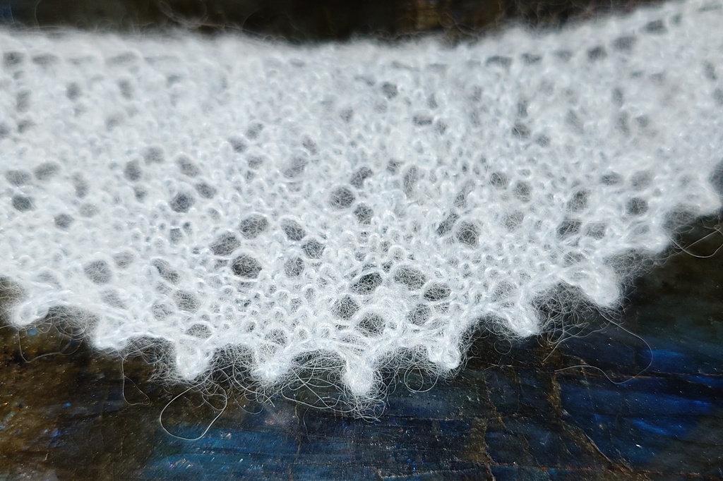 1/12 1/6 ふわふわショール 藍白 CAT'SPAW