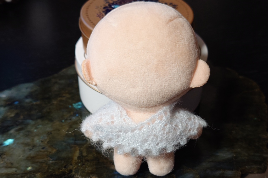 1/12 1/6 ふわふわショール 藍白 CAT'SPAW