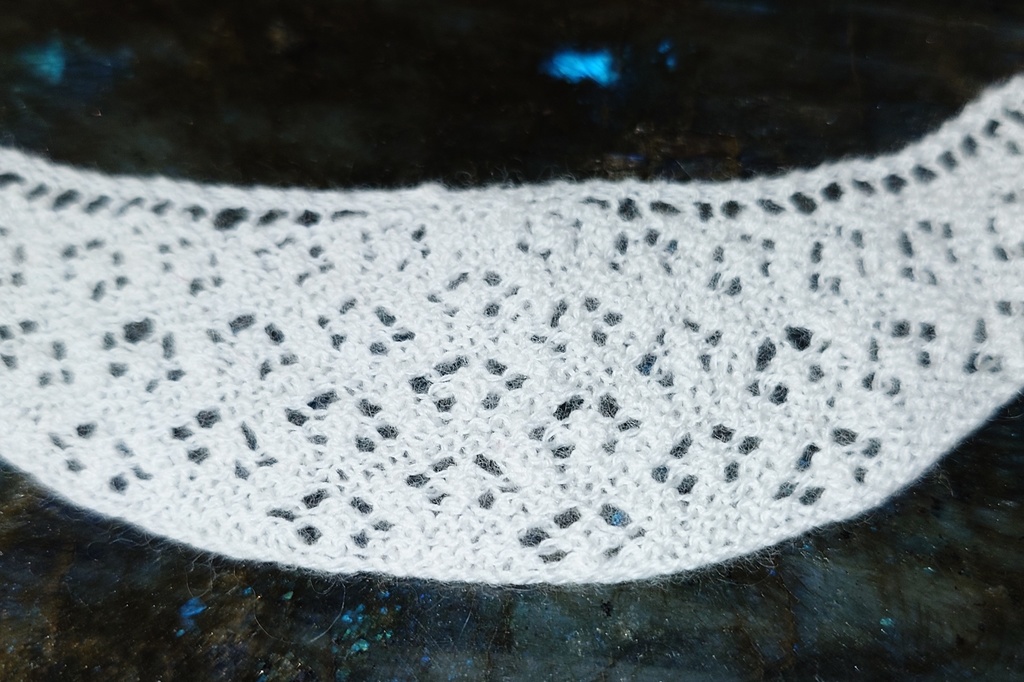 1/12 1/6 コットンカシミヤショール 白 CAT'SPAW