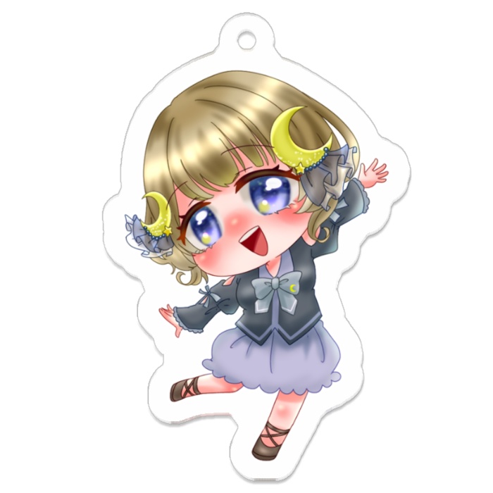 夢眠セレネ　アクリルキーホルダーA