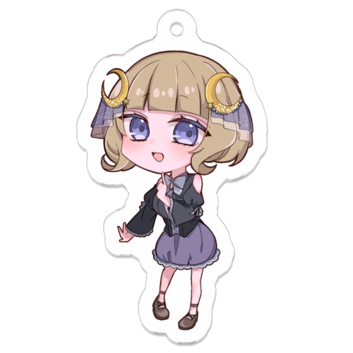 夢眠セレネ　アクリルキーホルダーC