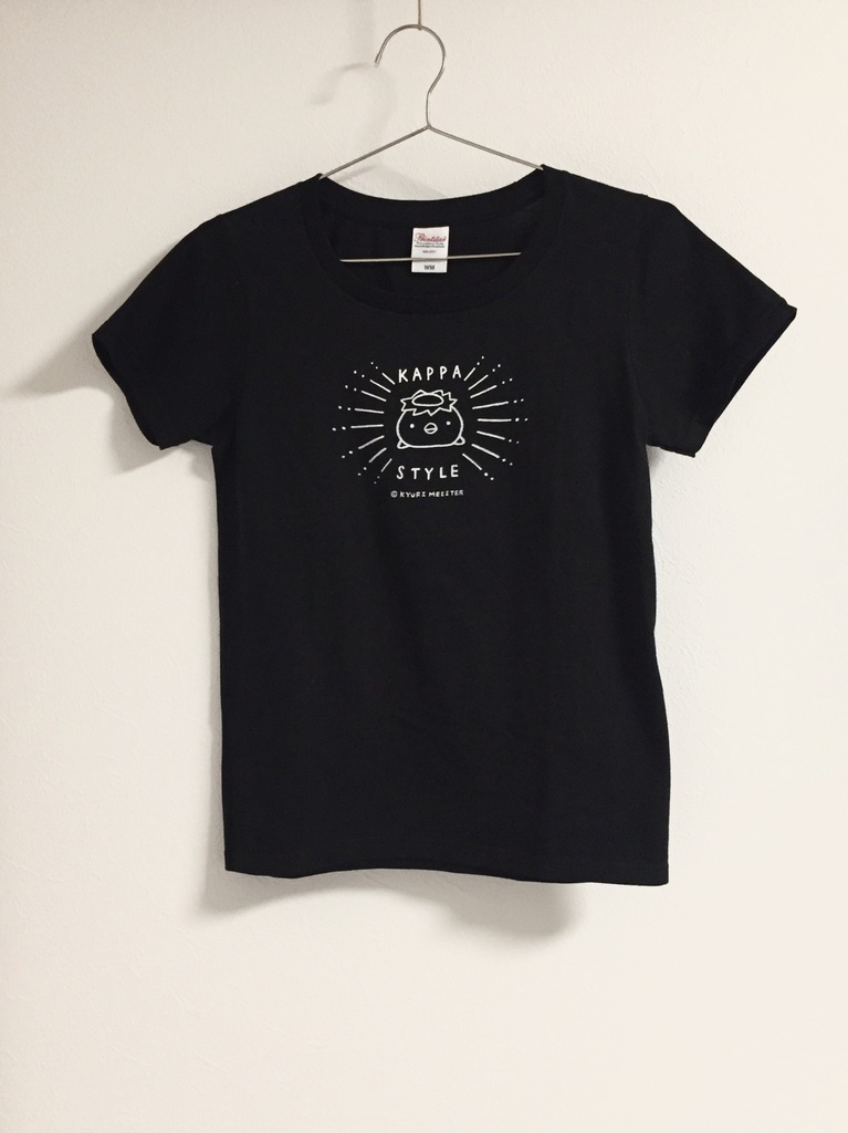 カッパスタイルTシャツ(黒)