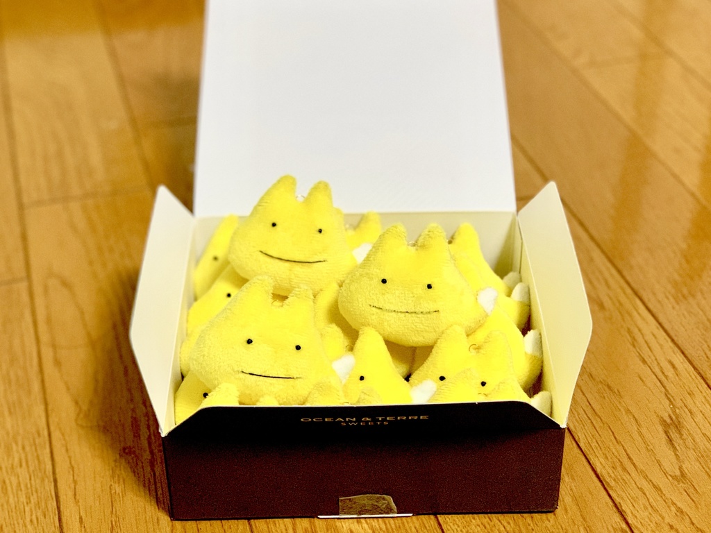 キツネイモリ玉ふわふわストラップ