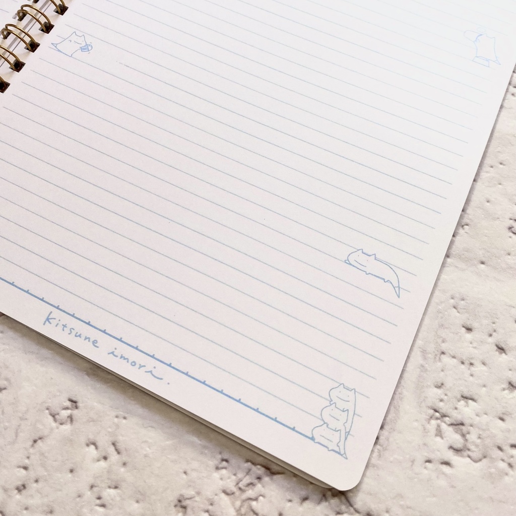 キツネイモリがおじゃまなA5ノート