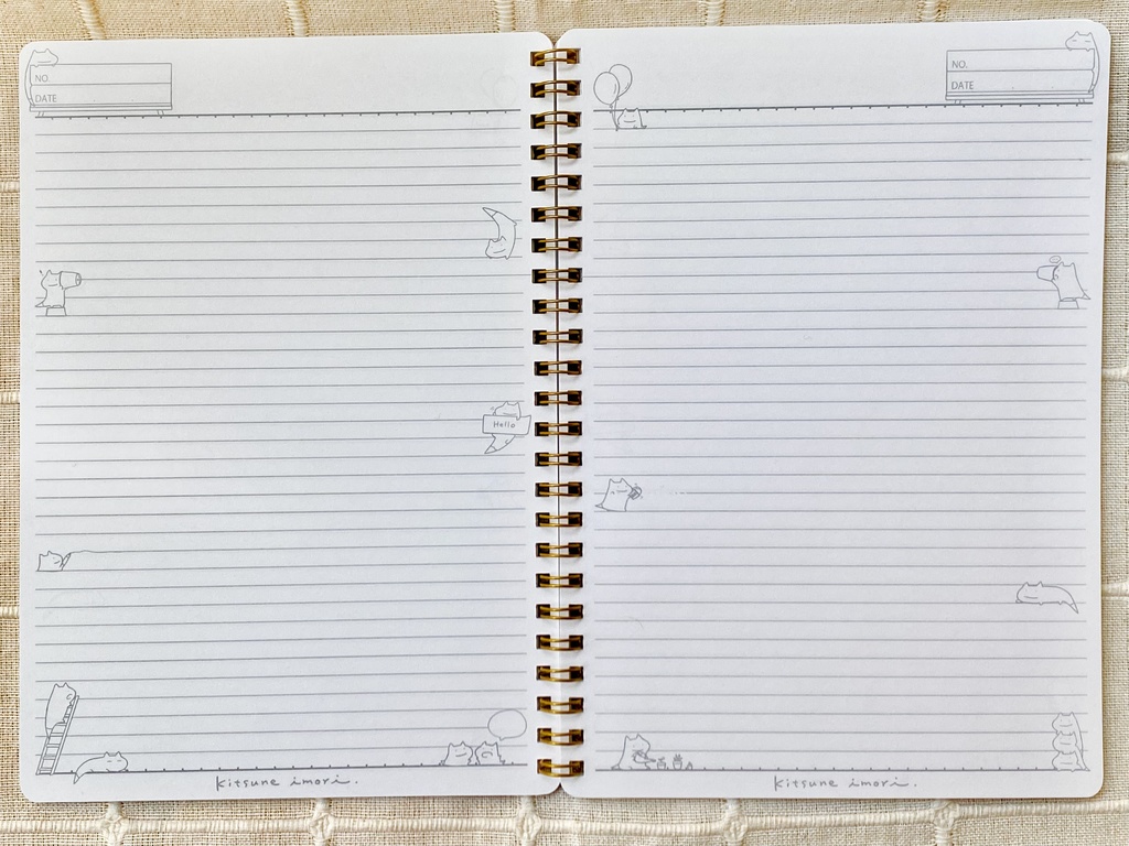 キツネイモリがおじゃまなA5ノート