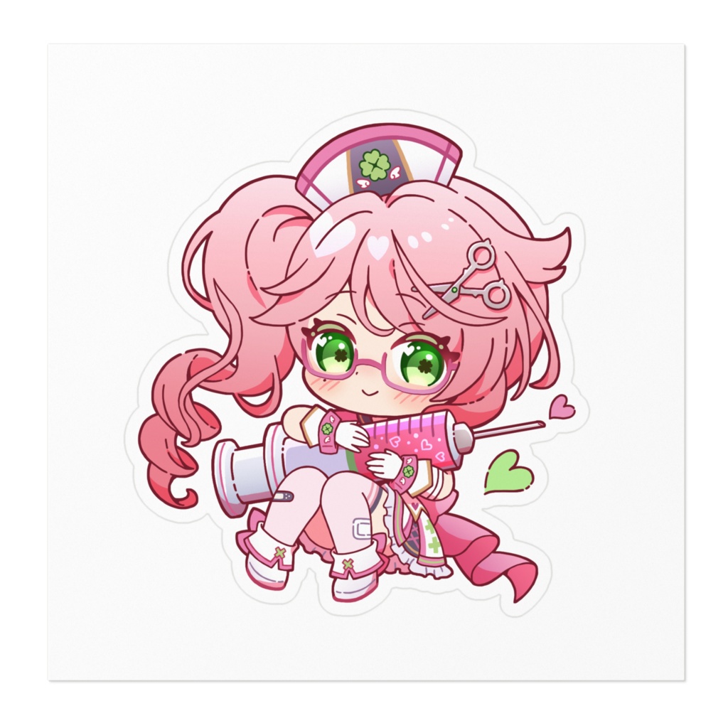 ミニ愛梨嬢ステッカーB