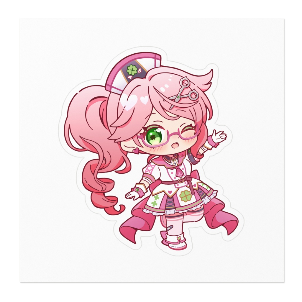 ミニ愛梨嬢ステッカーA