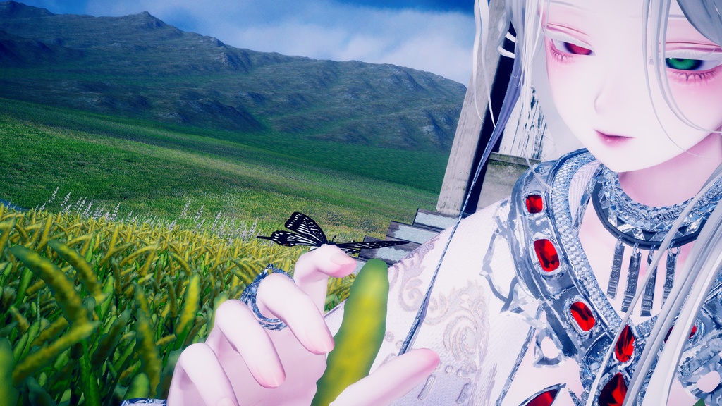 Hand butterfly (Papilio xuthus)