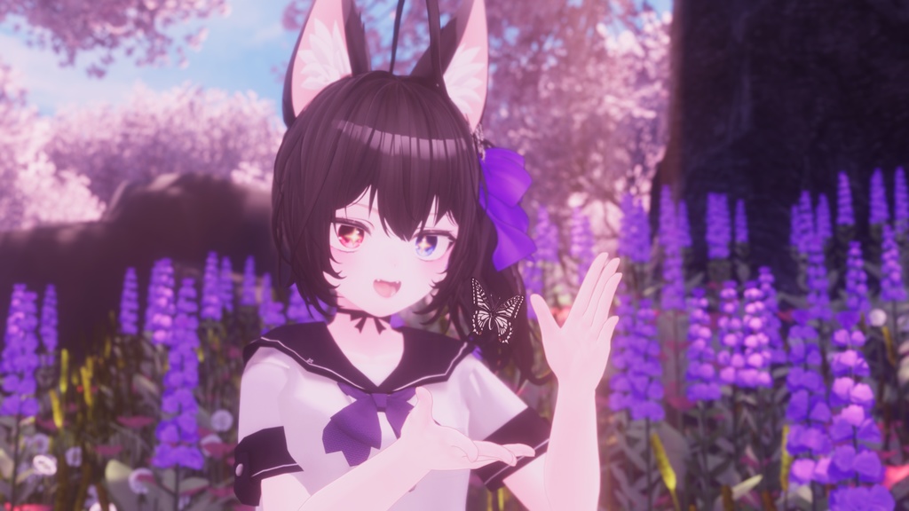 Hand butterfly (Papilio xuthus)