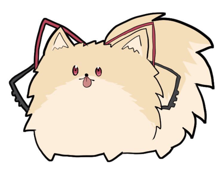 【新作】ぽめアクリルバッジ 【クルティ】