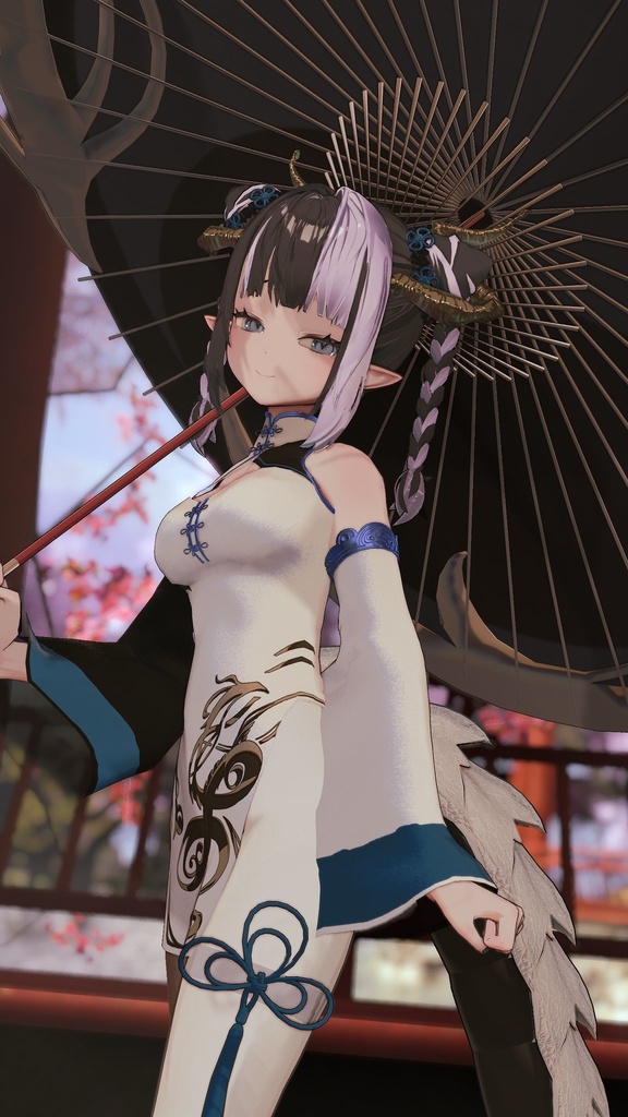 【販売記念セール中】「蘭麗 - Ranrei - 」オリジナル3Dモデル【もちふぃった~対応】