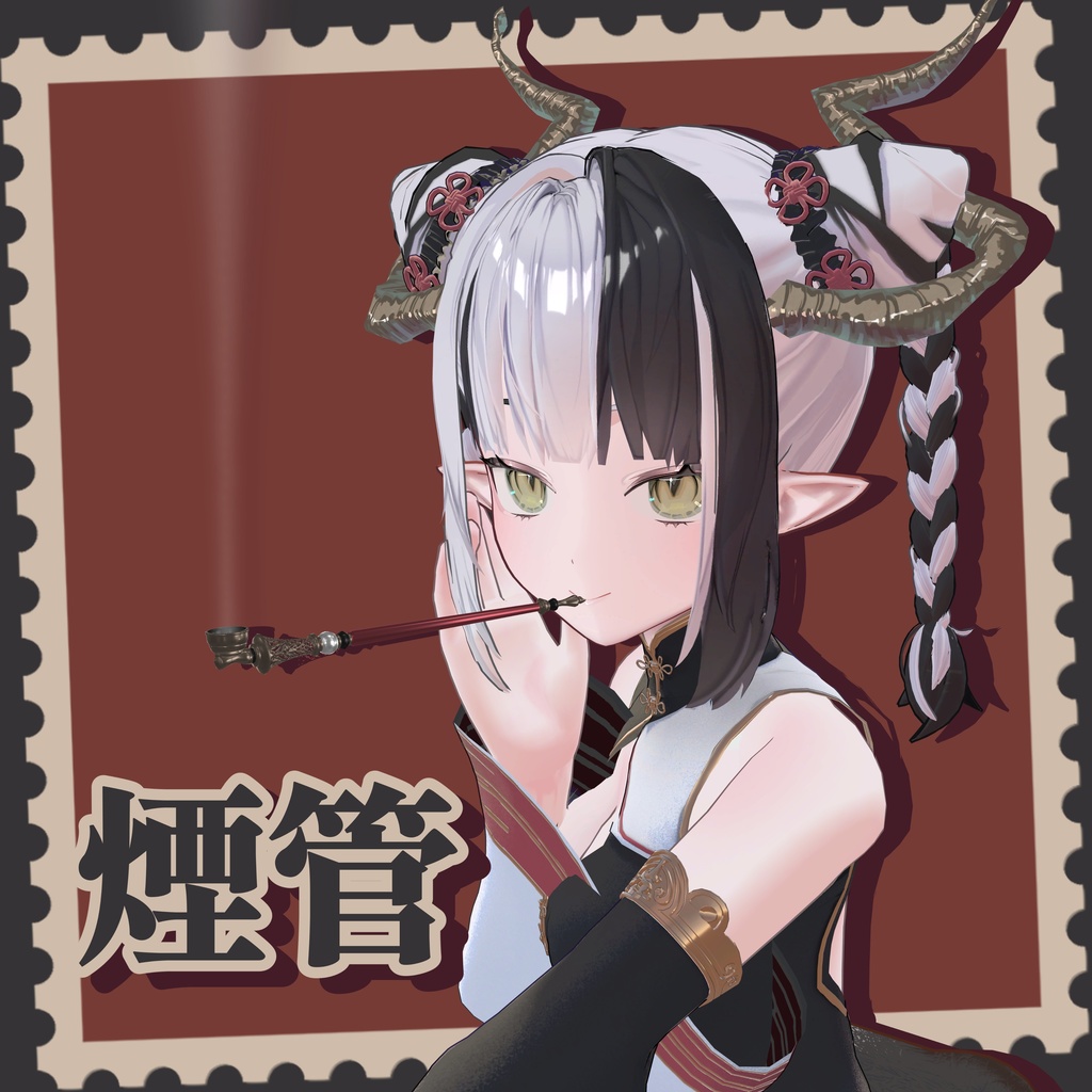 【販売記念セール中】「蘭麗 - Ranrei - 」オリジナル3Dモデル【もちふぃった~対応】