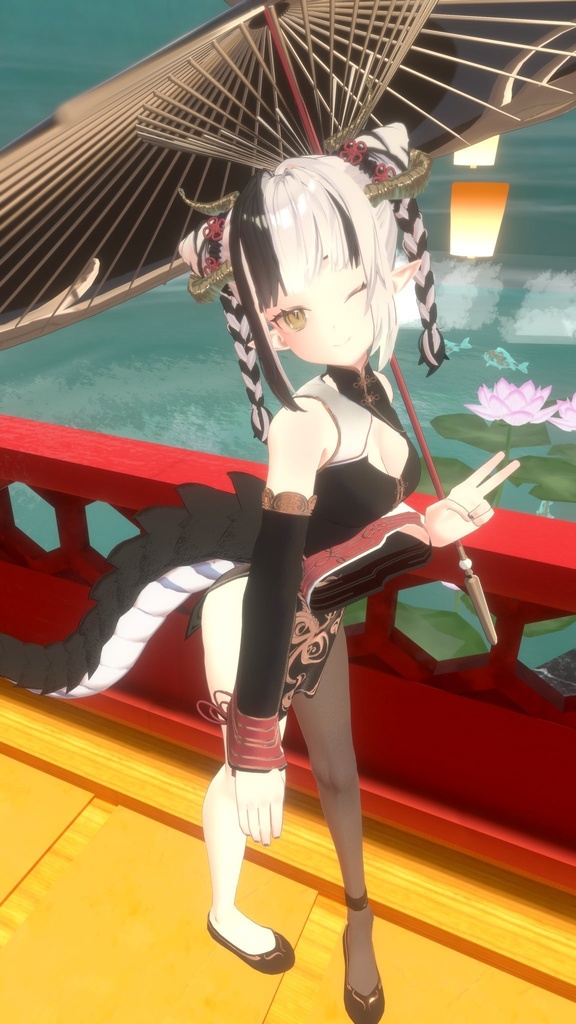 【販売記念セール中】「蘭麗 - Ranrei - 」オリジナル3Dモデル【もちふぃった~対応】