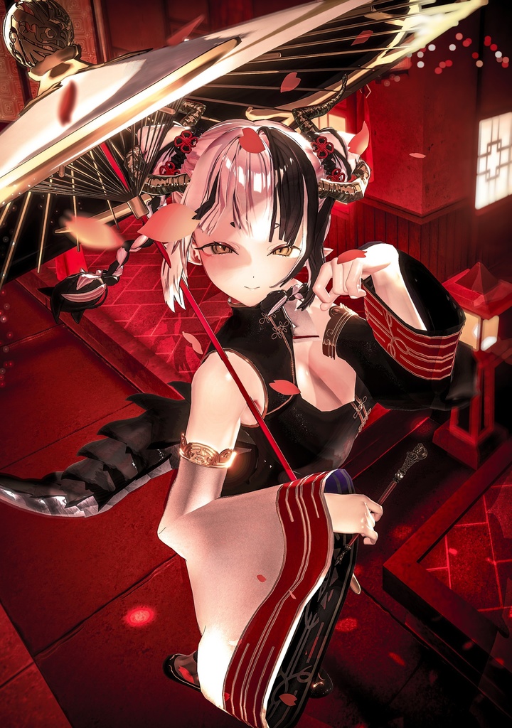 【販売記念セール中】「蘭麗 - Ranrei - 」オリジナル3Dモデル【もちふぃった~対応】