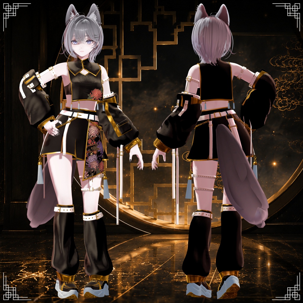 【発売記念SALE】夜煌 -Yakou-【3D衣装】
