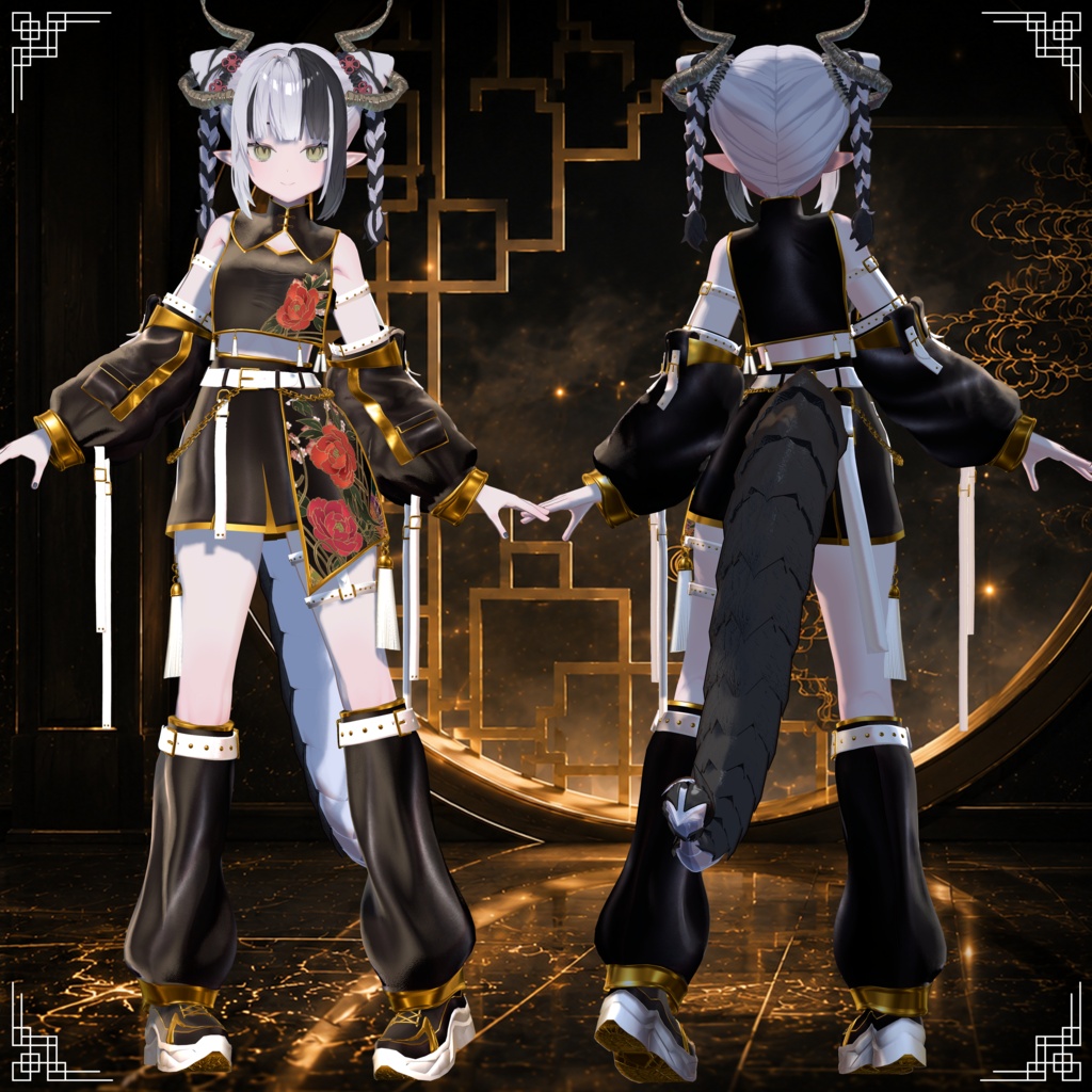 【発売記念SALE】夜煌 -Yakou-【3D衣装】