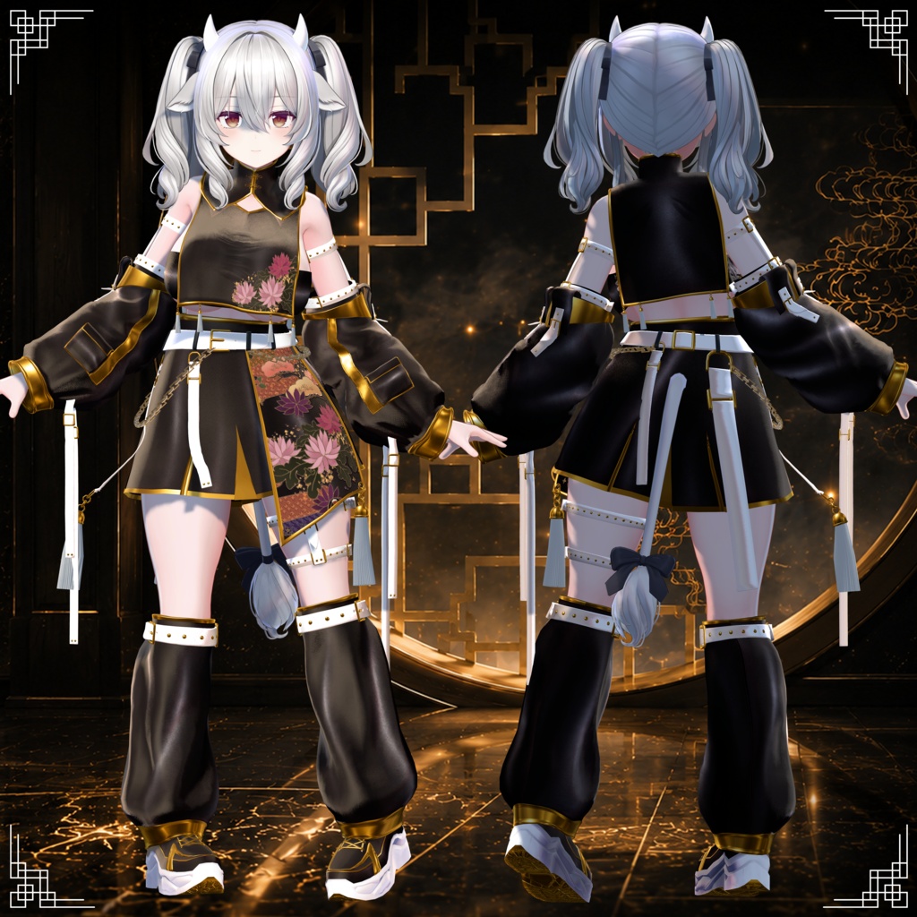 【発売記念SALE】夜煌 -Yakou-【3D衣装】
