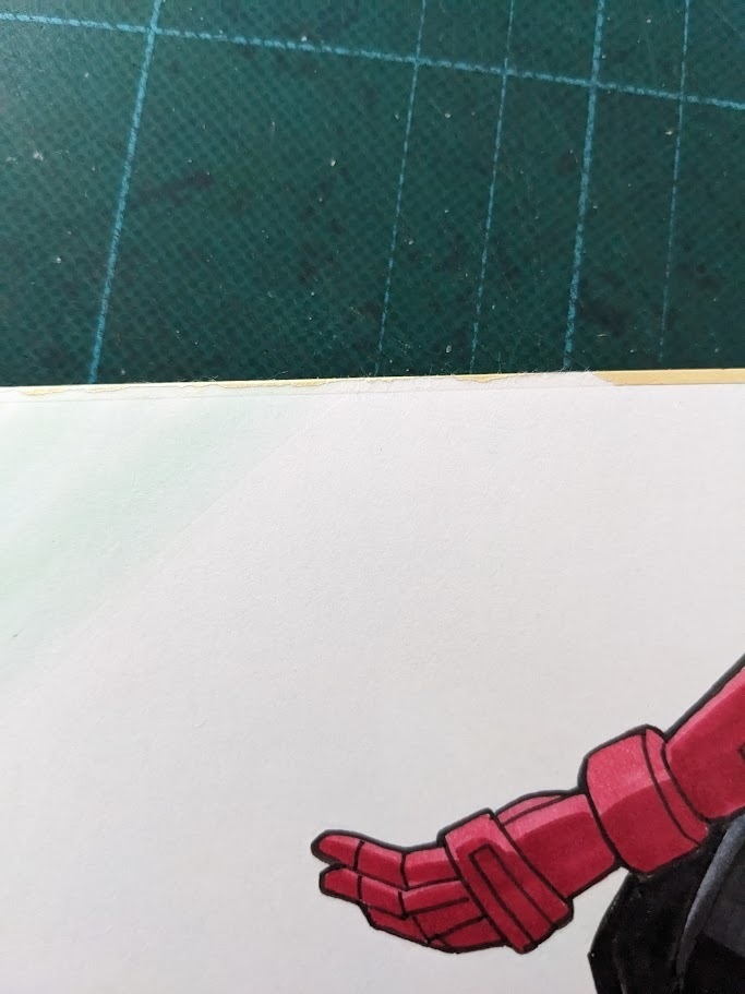 ア―シー後ろ姿全身(トランスフォーマー)色紙・カラー