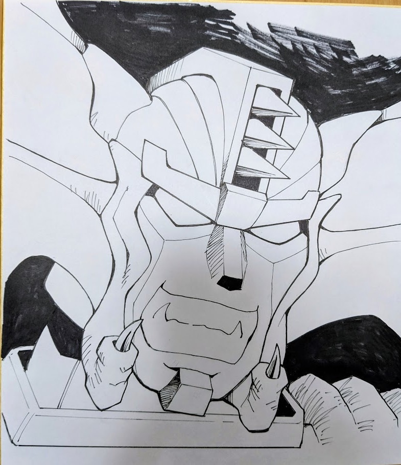 マグマトロン色紙