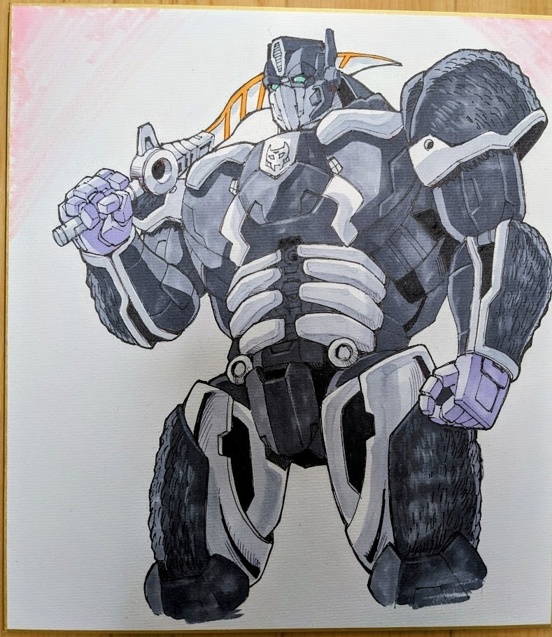 オプティマスプライマル色紙