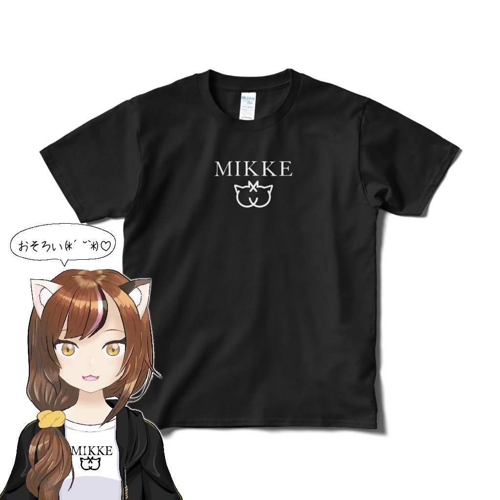 MIKKE Tシャツ(黒)
