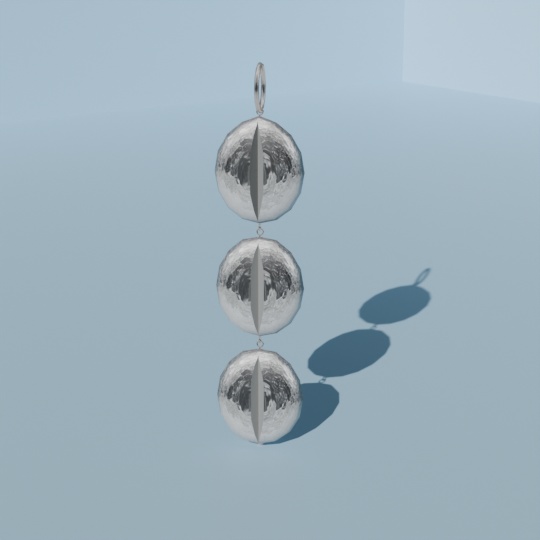 揺れるコーヒー豆ピアス